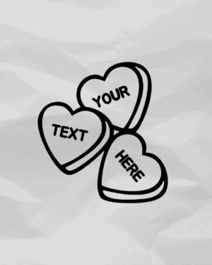 Candy Heart Personalized