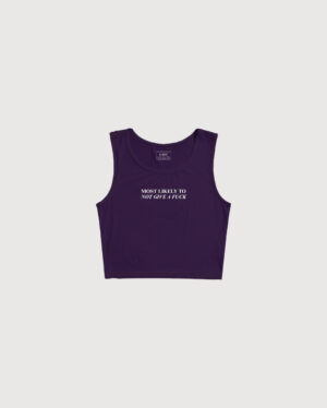 Most likely to not give crop tank