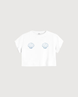 Mermaid Crop T-shirt