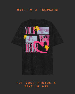Personalize Neo Oversized Acid Wash