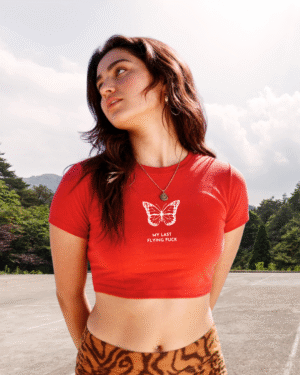 My last flying f crop t-shirt