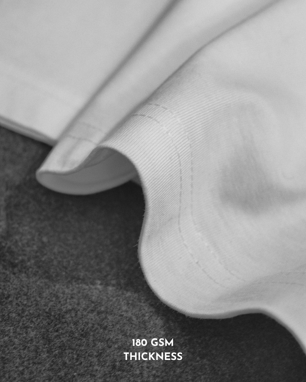 lycra ribbed neck