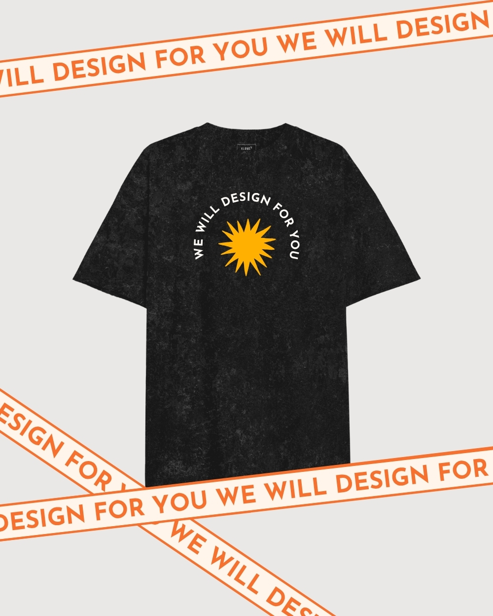 Custom Oversized Acid Wash T-Shirt