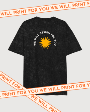 Custom Oversized Acid Wash T-Shirt