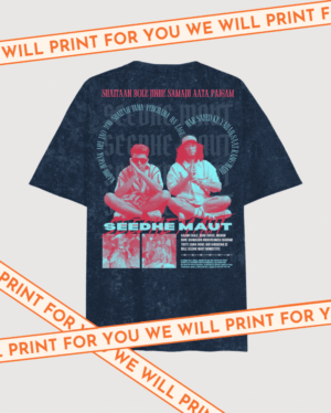 Custom Oversized Acid Wash T-Shirt